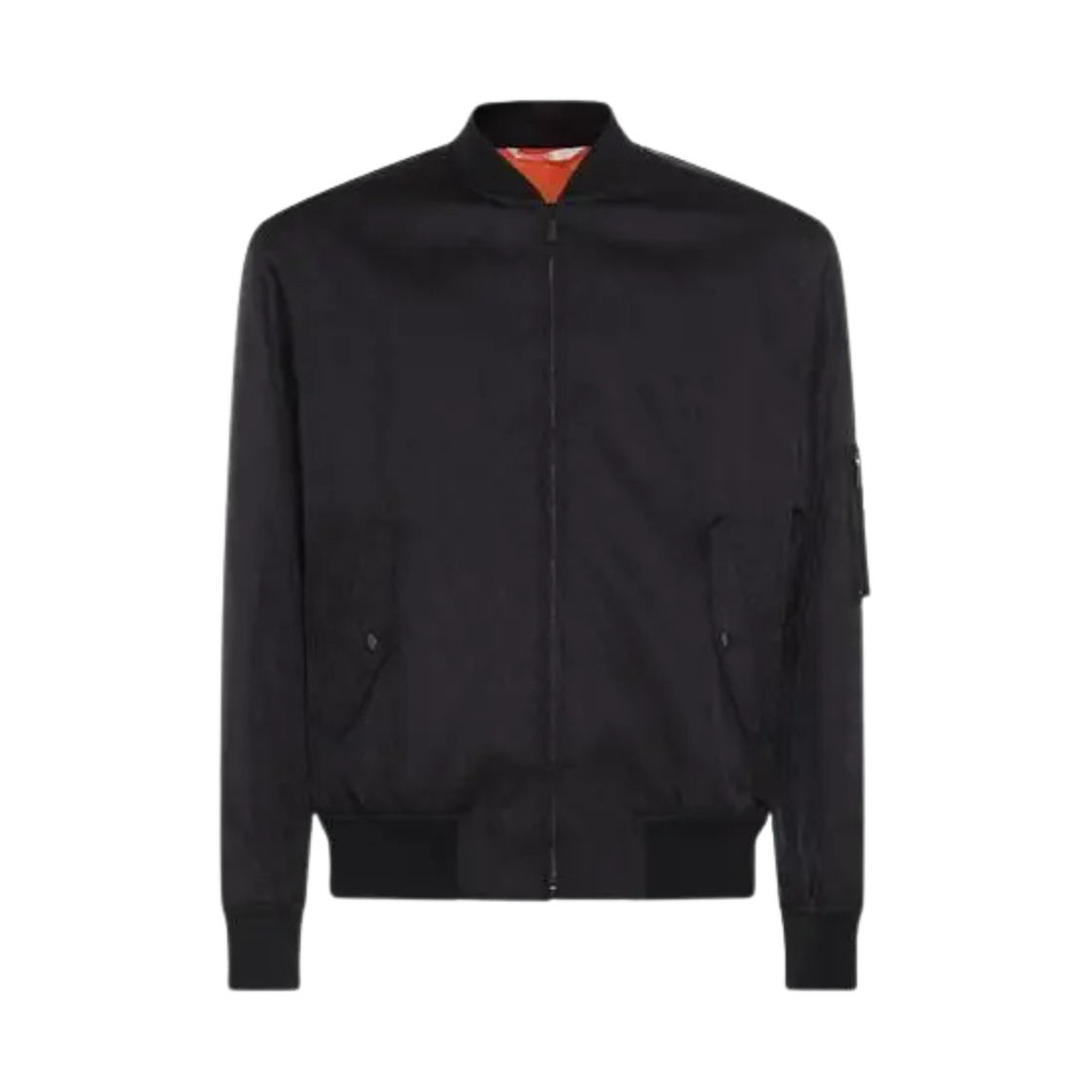 CIF159UWMXM Valentino Toile Iconographe Bomber Jacket Black