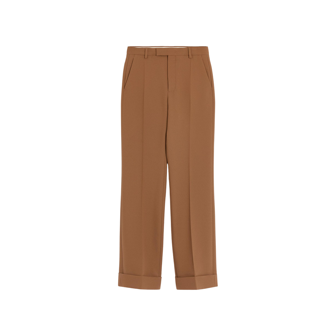 RBM95AF4DQ3 Valentino Nylon Cuffed Gabardine Pants Light Brown