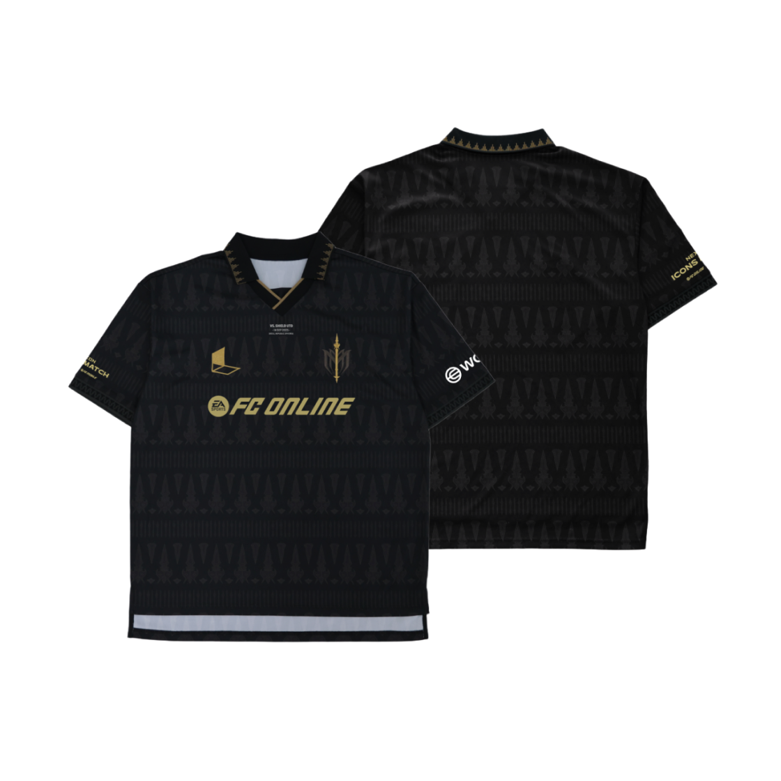 [프리오더] FC 스피어 유니폼 블랙 (논마킹)([PRE-ORDER] FC SPEAR Jersey Black (Non Marking))