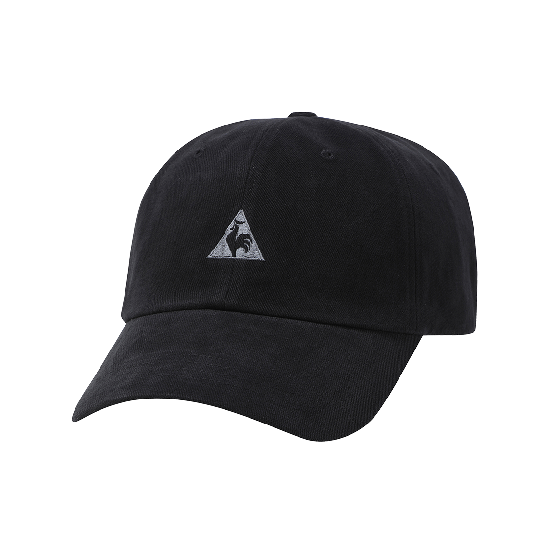 QQ323ACP91_BLK0 le coq sportif Seasonal Triangle Logo Ball Cap Black