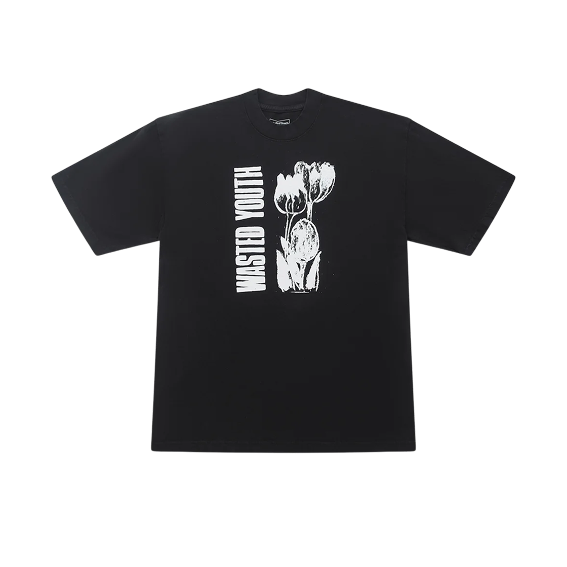 베르디 웨이스티드 유스 로즈 티셔츠 블랙(Verdy Wasted Youth Rose T-Shirt Black) - 1