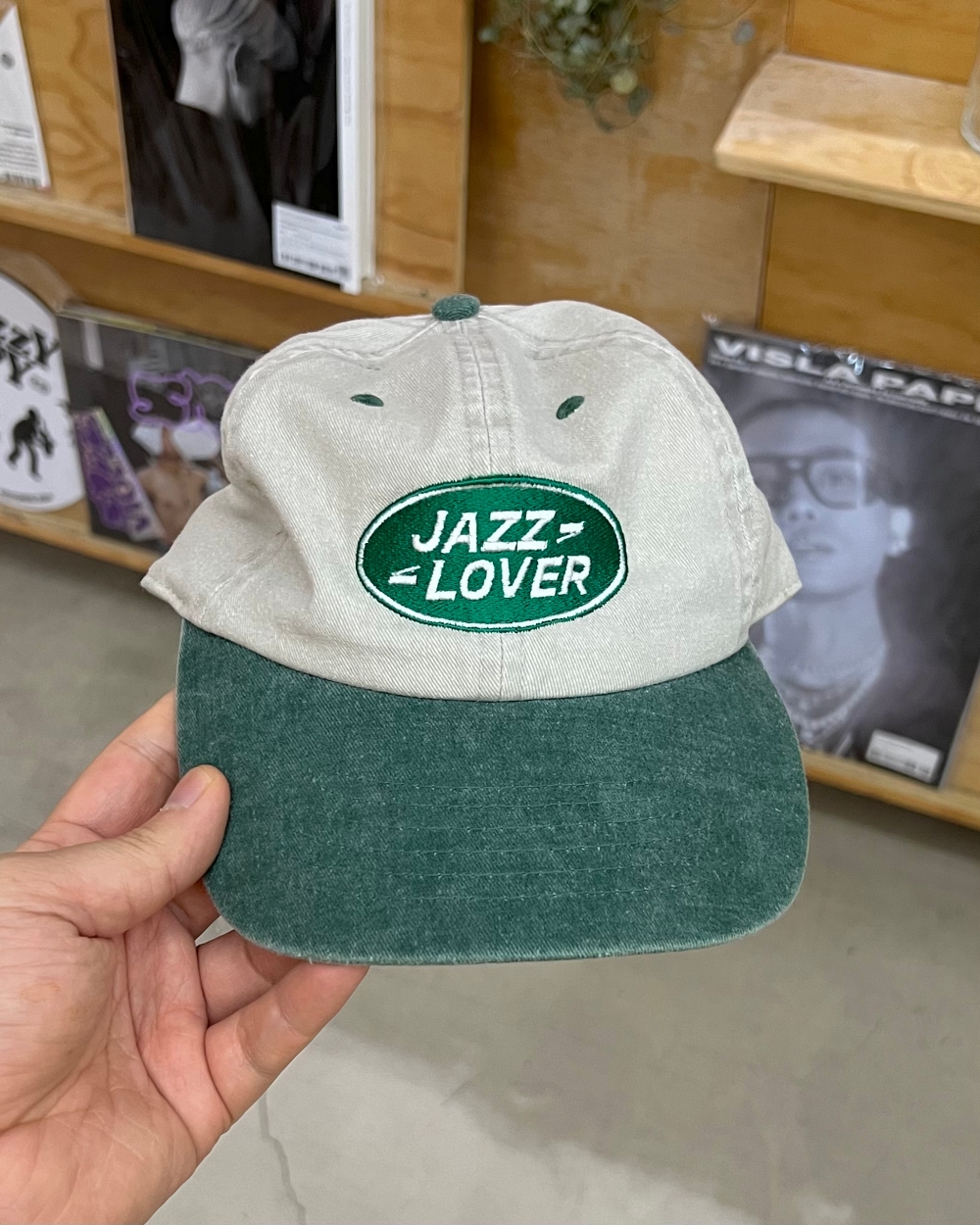 사운즈굿 재즈 러버 캡 그레이 그린(Sounds Good Jazz Lover Cap Grey Green) - 2
