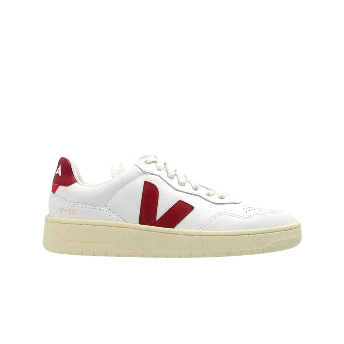 VD2003657 Veja V-90 Leather White Marsala