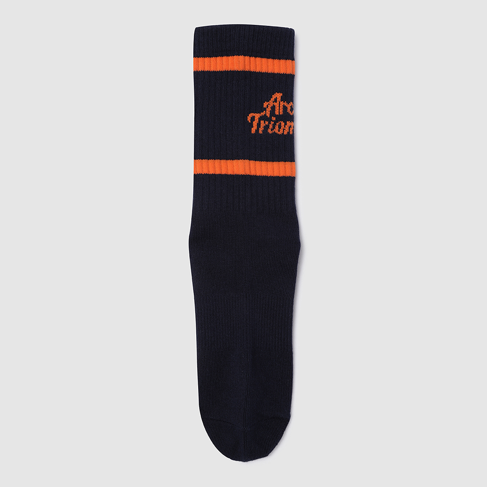르꼬끄 스포르티브 라이프 그래픽 하이삭스 - 네이비(QQ323ASC82)(le coq sportif Graphic High Socks Dark Navy) - 4