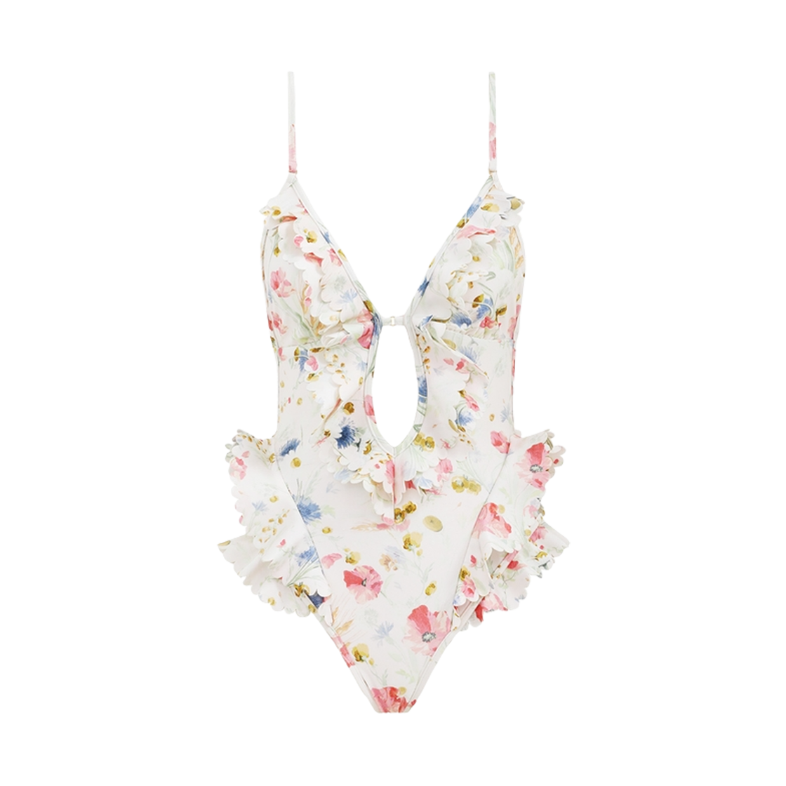 4620WSS252 (W) Zimmermann Lucky Waterfall Frill 1PC Cream Bouquet Floral