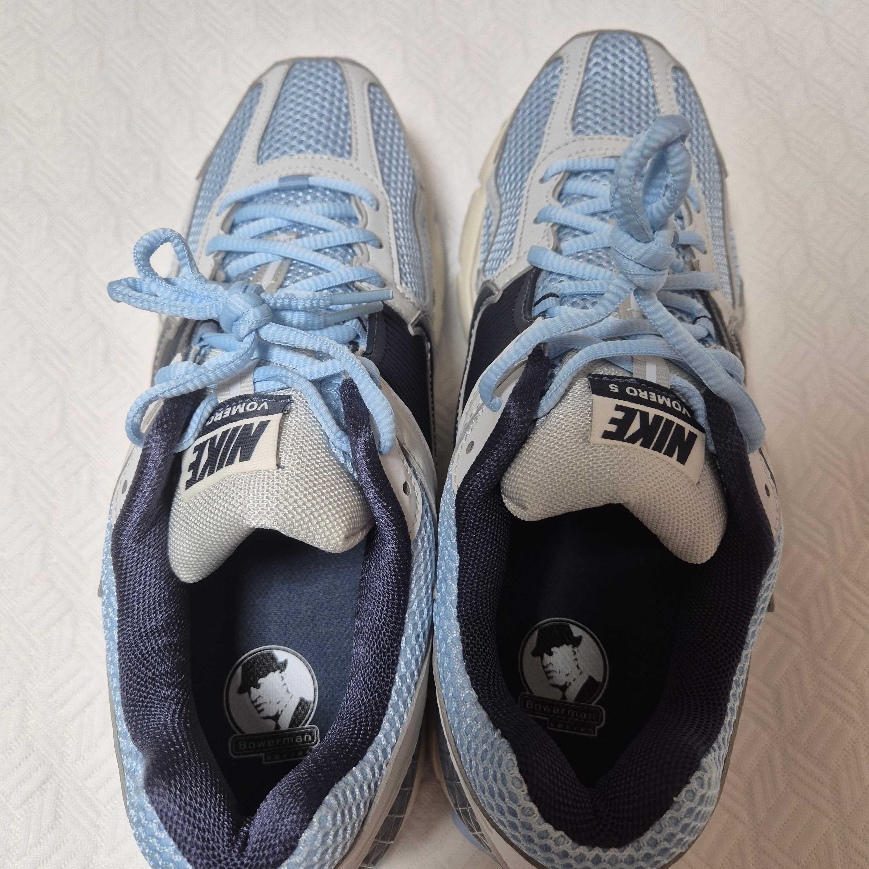 Nike Zoom Vomero 5 Psychic Blue Photon Dust 착용 스타일