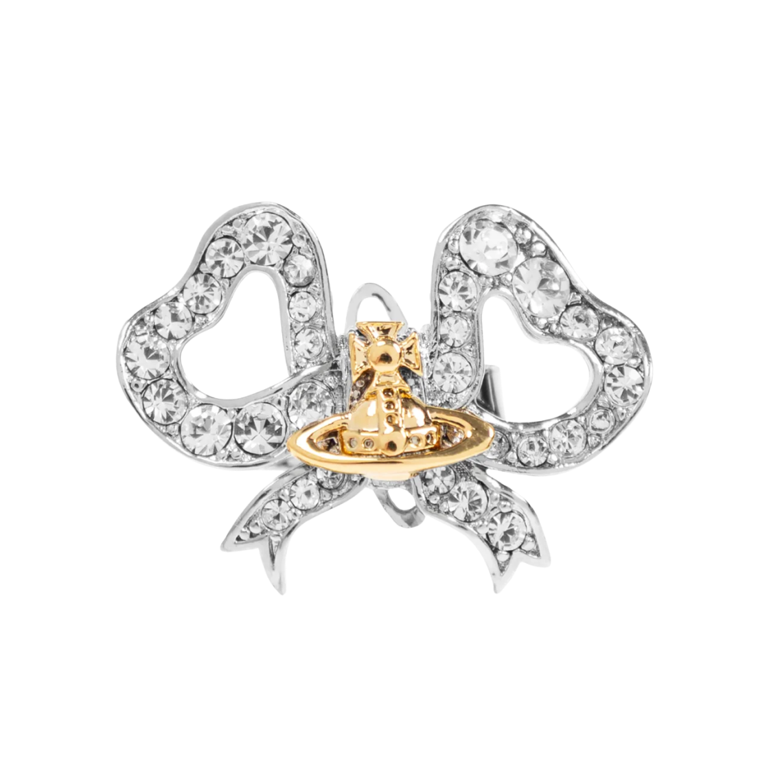 비비안 웨스트우드 리가베르타 이어링 플래티넘 골드 화이트 크리스탈(Vivienne Westwood Rigoberta Earrings Platinum Gold White Crystal) - 3