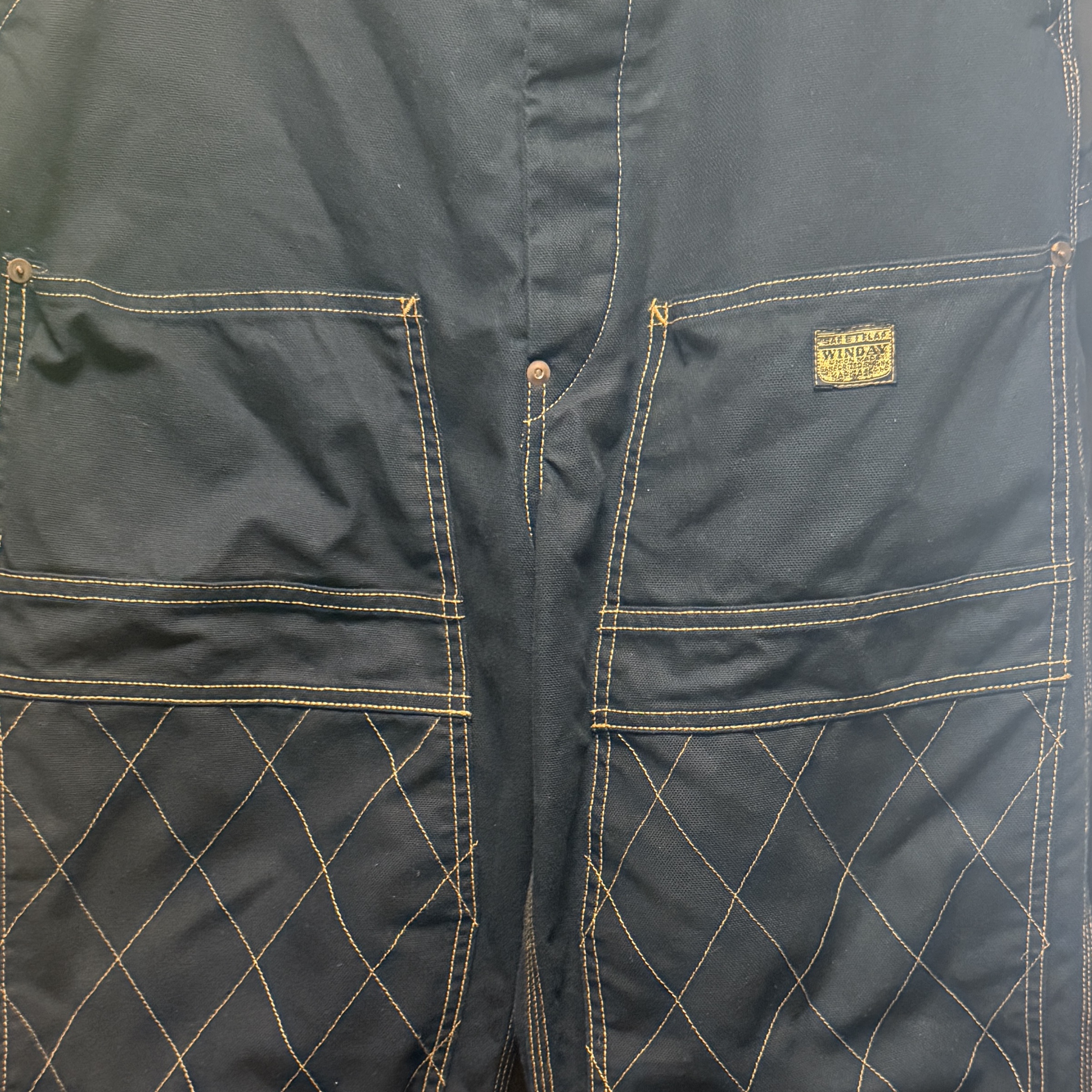 Kapital Thin Canvas Lumber Pants Black 착용 스타일