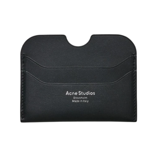 CG0193-900 Acne Studios Elmas Large Card Holder Black