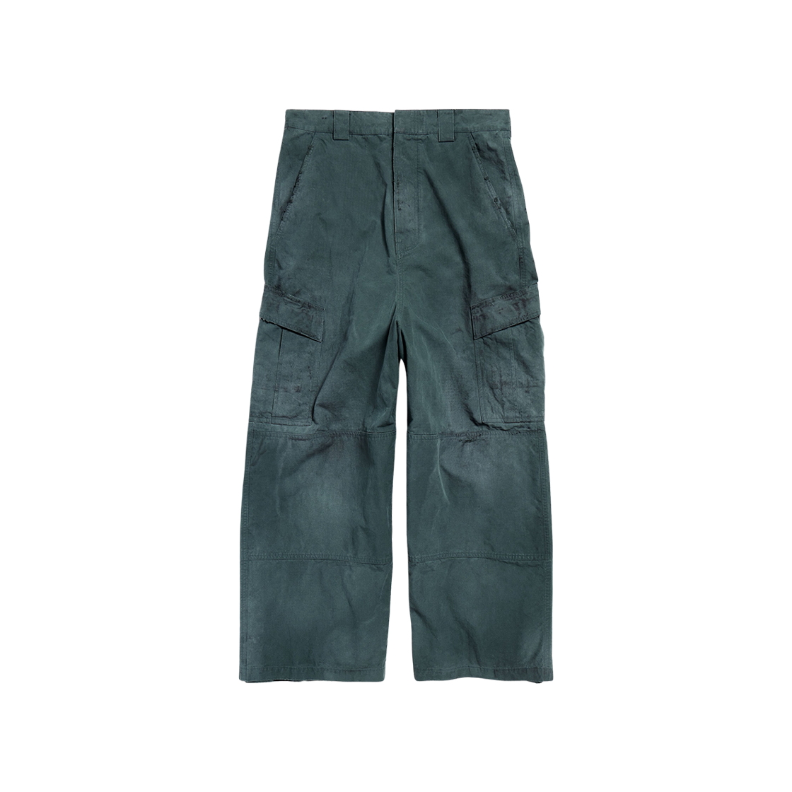 838815TSP013054 Balenciaga Large Cargo Pants Forest Green