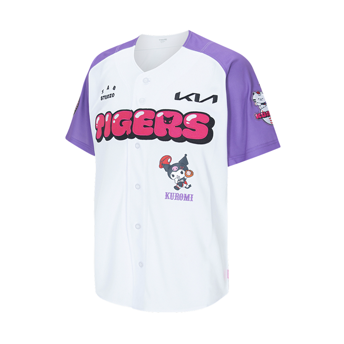 - Kia Tigers x Kuromi 25 Replica Uniform Purple Raglan (Non Marking Ver.)
