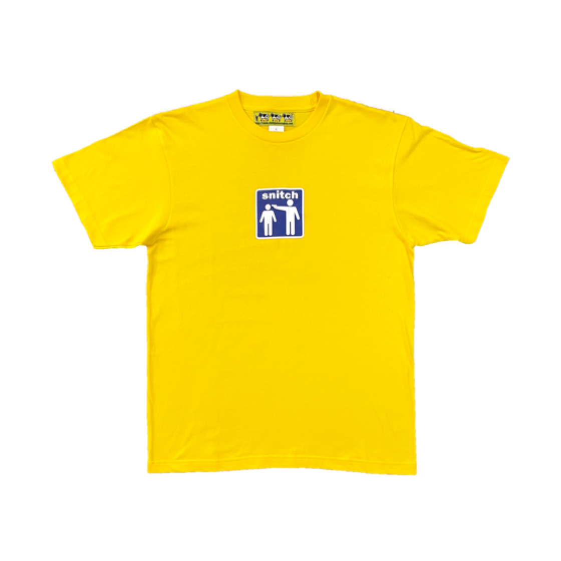 퍽댓너드샵 스니치 티셔츠 옐로우(Fuckthatnerdshop Snitch T-Shirt Yellow)