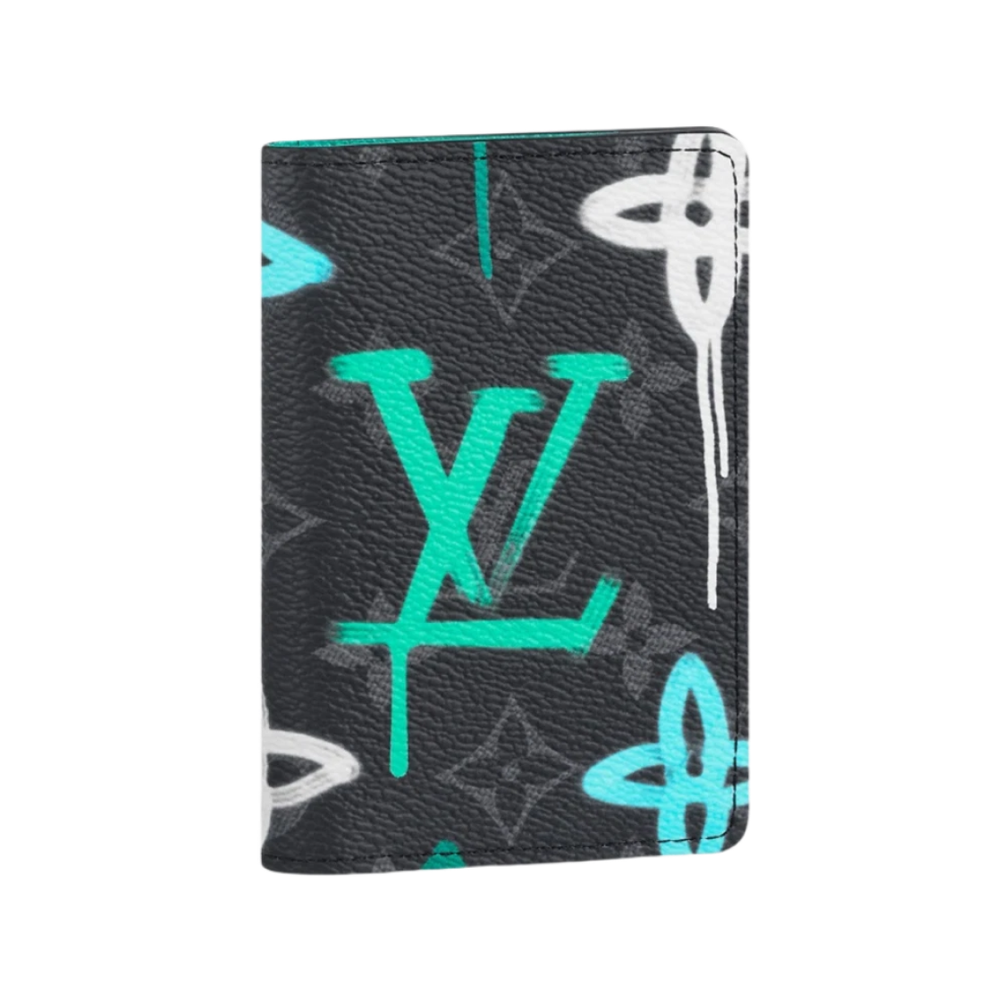 M81798 Louis Vuitton Pocket Organizer Green Lights