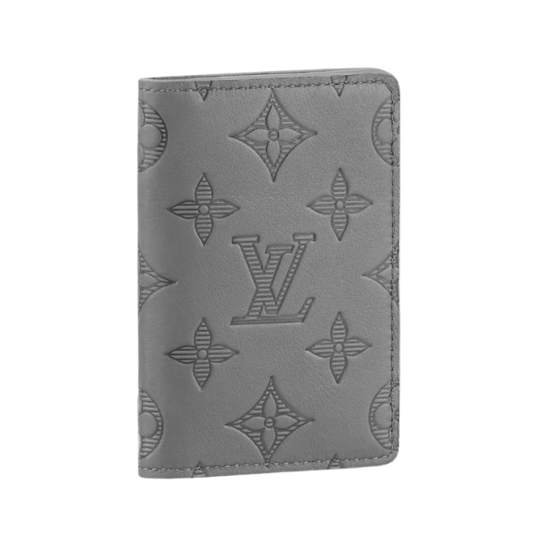 M81382 Louis Vuitton Pocket Organizer Monogram Shadow Anthracite Gray