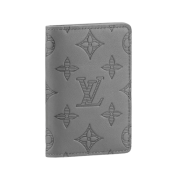 Louis Vuitton Pocket Organizer Monogram Shadow Anthracite Gray