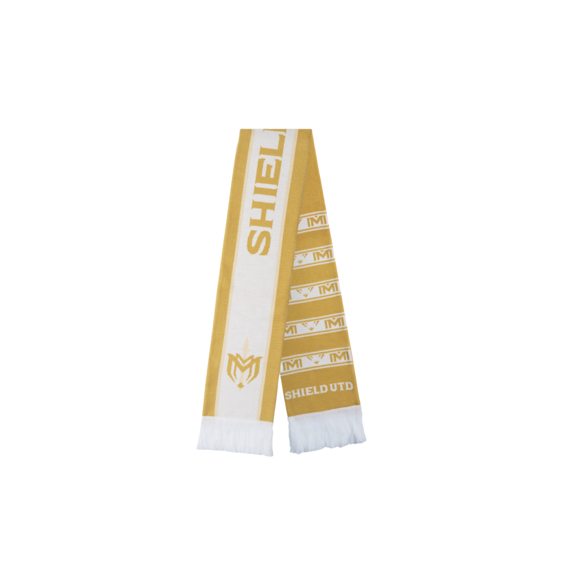 [프리오더] 실드 유나이티드 니트 머플러 화이트