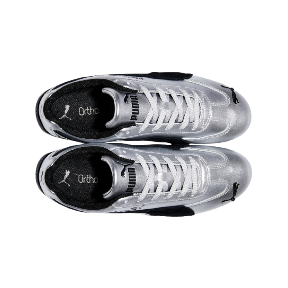 (W) 푸마 스피드캣 메탈릭 실버 블랙((W) Puma Speedcat Metallic Silver Black) - 2