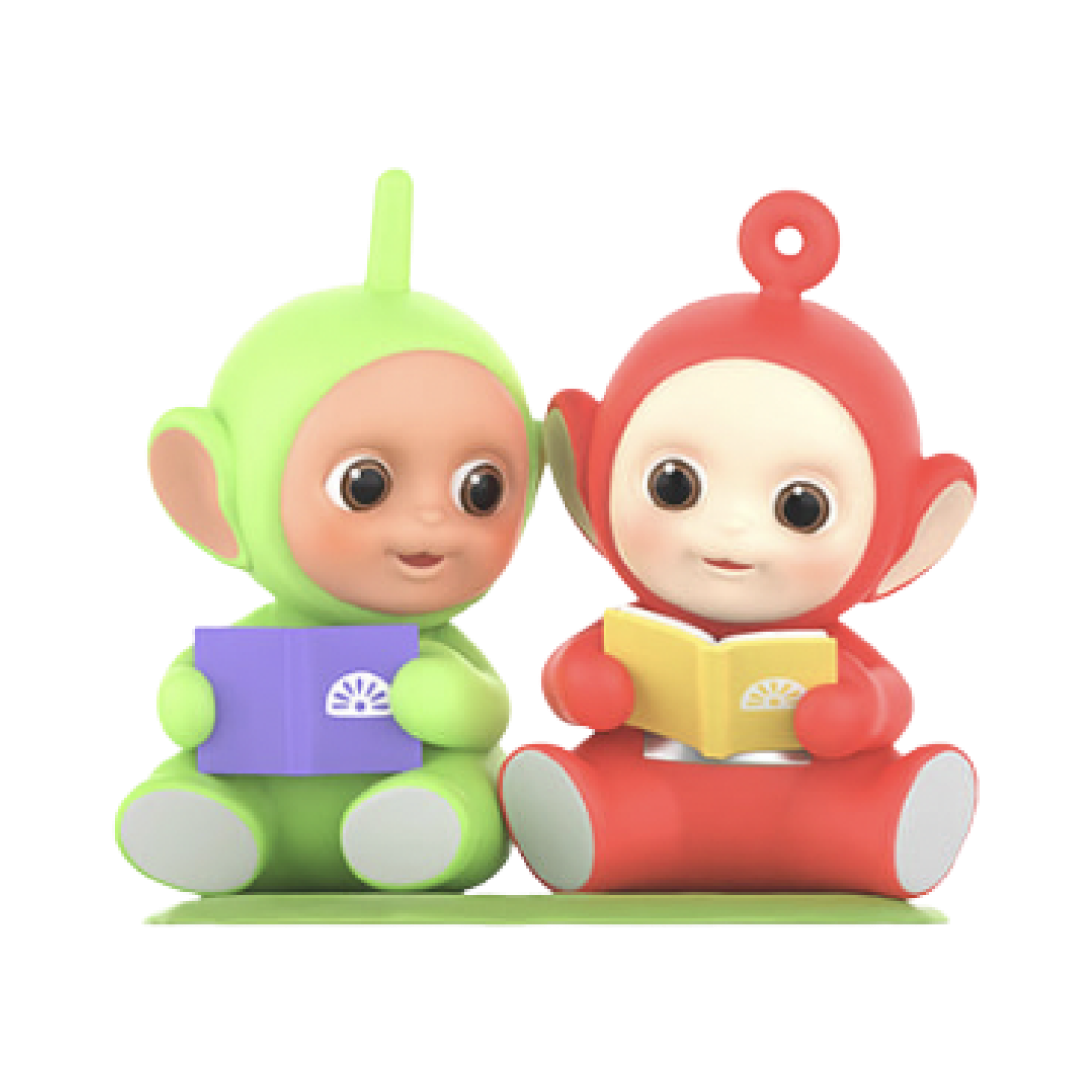 팝마트 텔레토비 우리는 친구 시리즈 피규어 뚜비 & 뽀 - 행복한 독서시간 (개봉 박스)(Pop Mart Teletubbies Companion Series Figures Dipsy & Po Happy Reading Together (Opened Case)) - 1