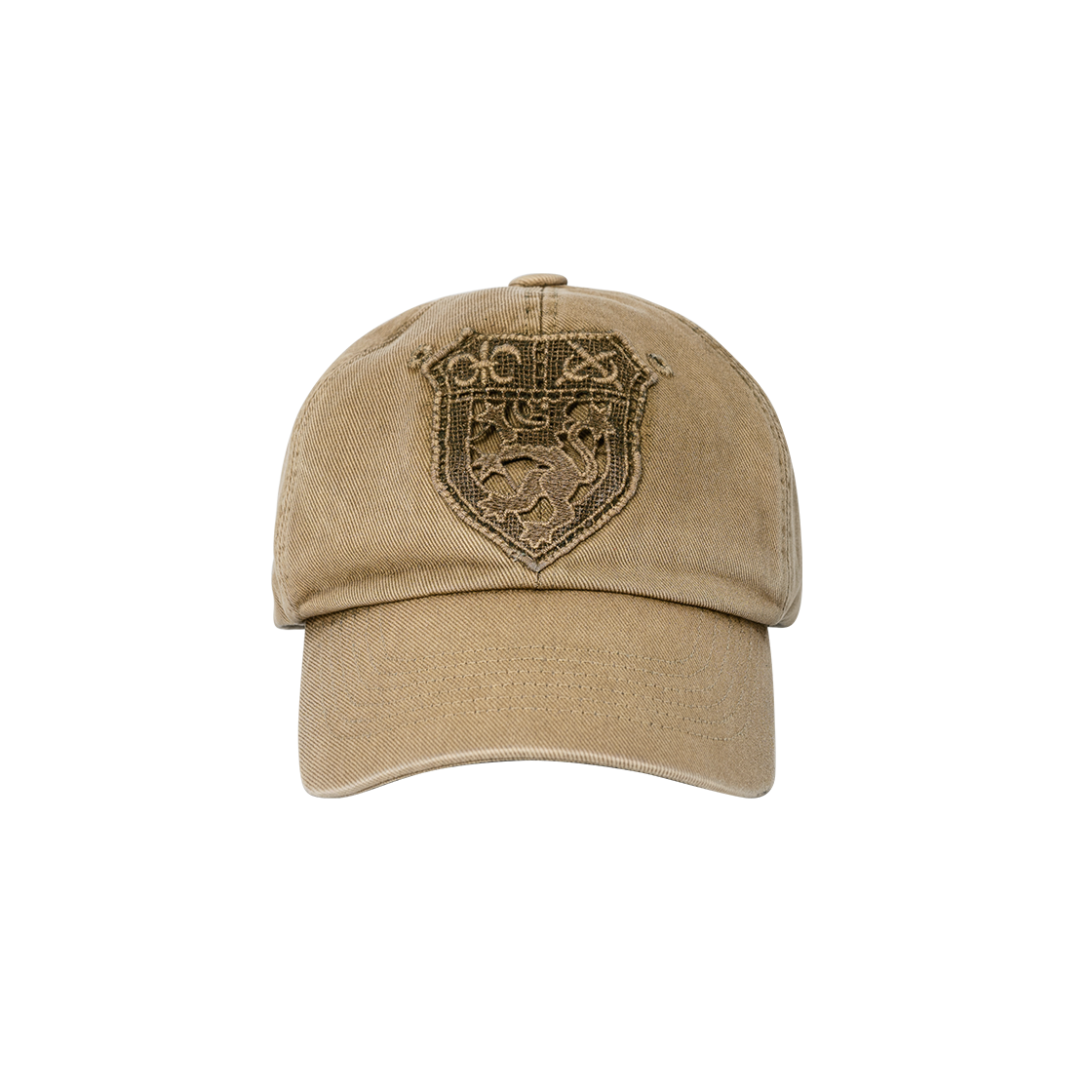 AJ254HT005BE AJOBYAJO Wappen Washed Cap Beige
