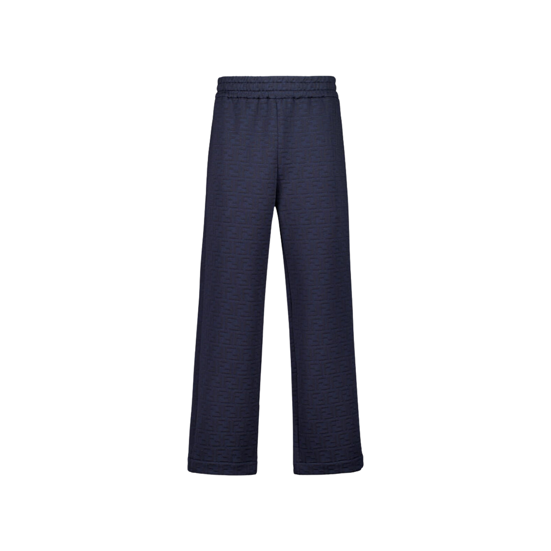 FAB926AU8OF1H3O Fendi FF Monogram Jogging Pants Navy Blue