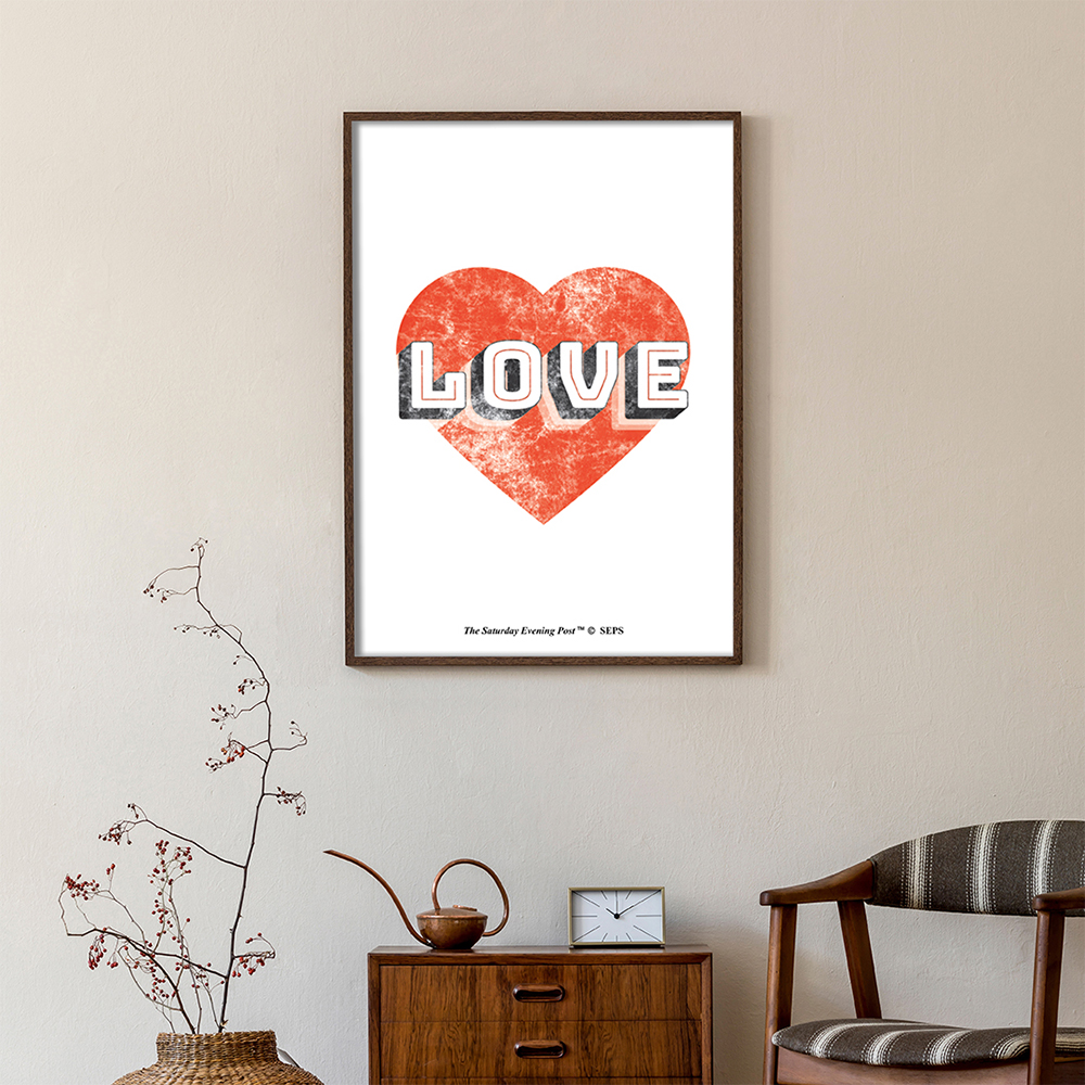 더 새터데이 이브닝 포스트 프레임 포스터_러브_A2(The Saturday Evening Post Framed Poster_Love_A2) - 2