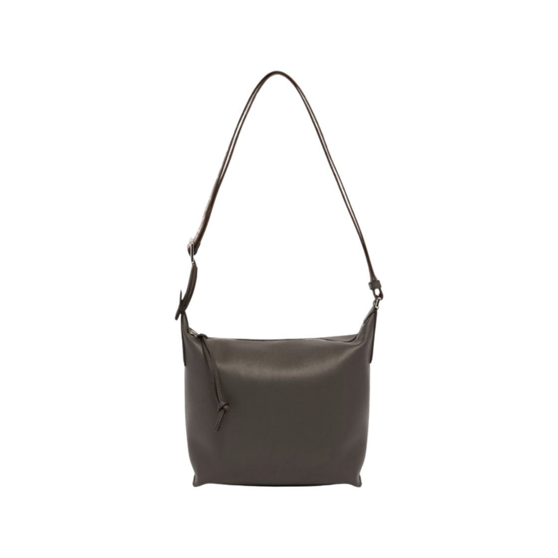 로에베 서플 스무스 카프스킨 자카드 스몰 큐비 크로스바디백 다크 그레이(Loewe Small Cubi Crossbody Bag in Supple Smooth Calfskin Jacquard Dark Grey) - 1