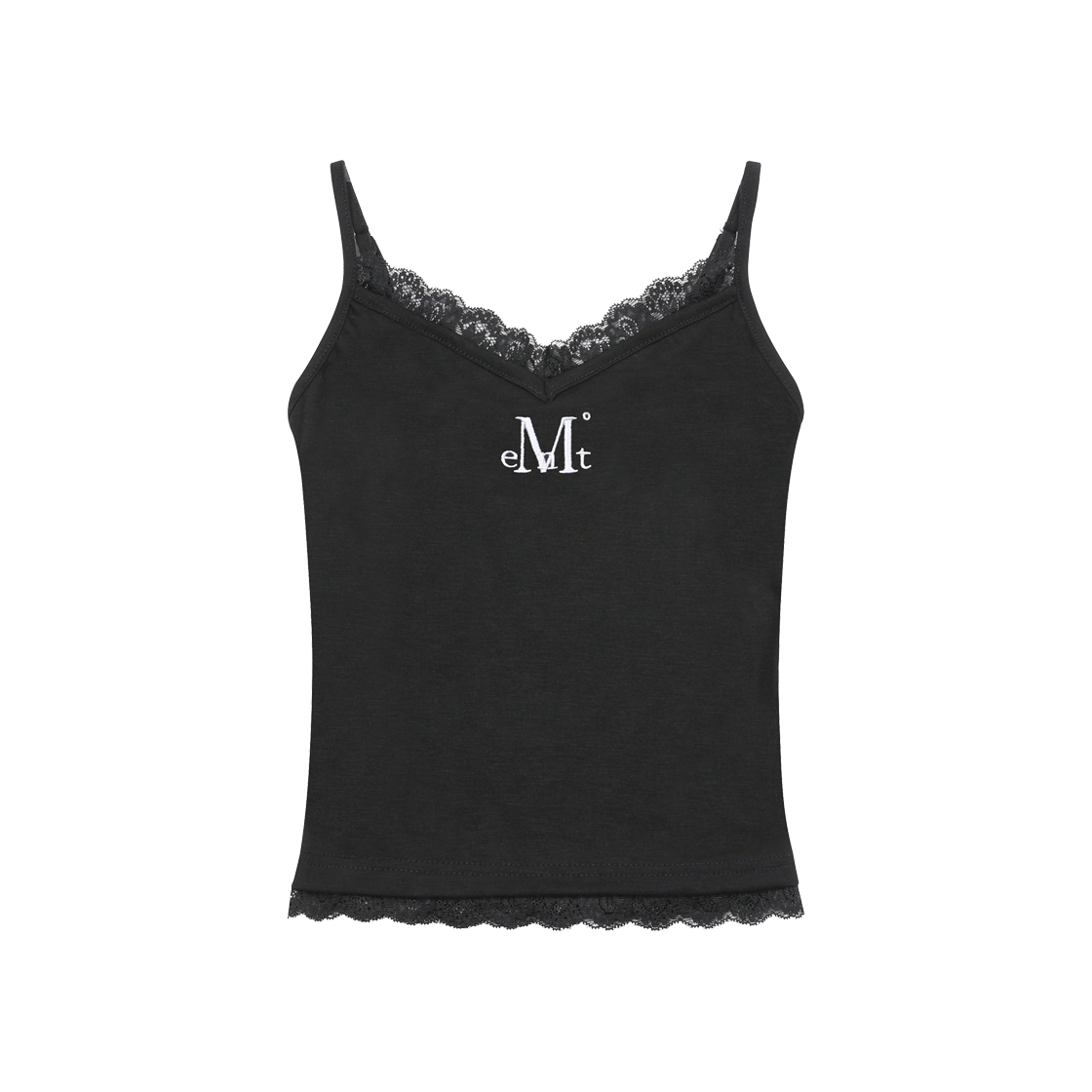 P0000BBS MUCENT Galin Lace Slim Fit Sleeveless Black