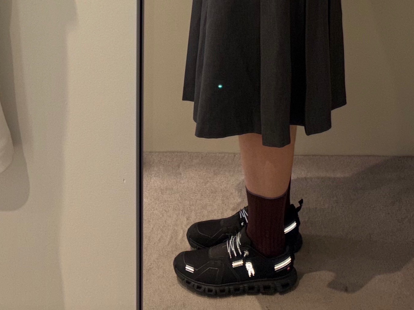(W) On Running Cloud 6 Black, On Running Cloud 6 Black 착용 스타일 - 3