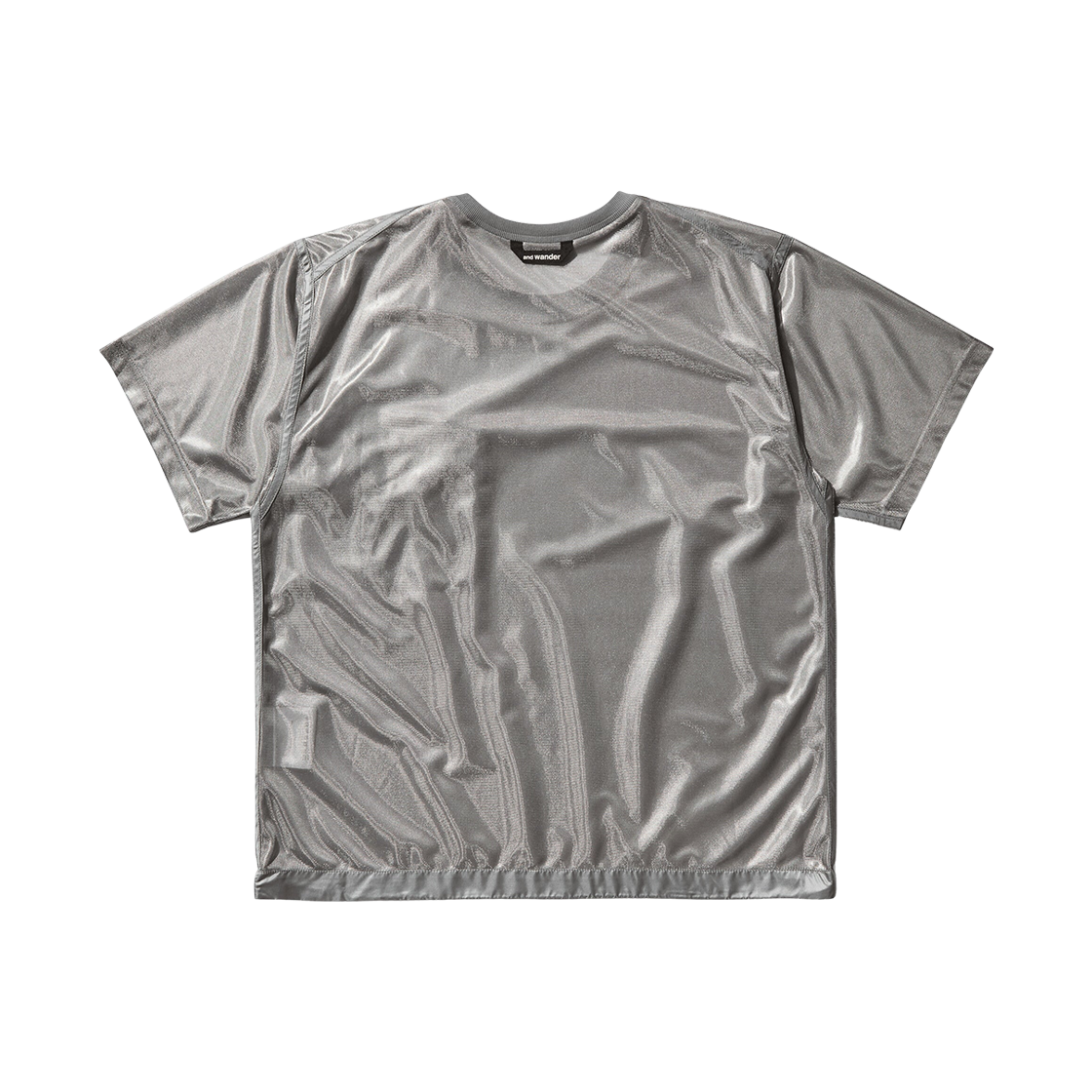 앤드 원더 메쉬 티셔츠 실버(And Wander Mesh T-Shirt Silver) - 2