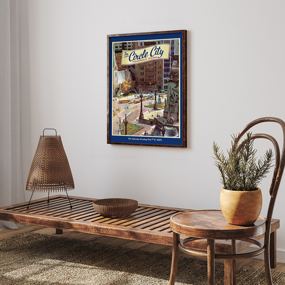 더 새터데이 이브닝 포스트 프레임 포스터_모뉴먼트 시티_A2(The Saturday Evening Post Framed Poster_Monument Circle_A2) - 5