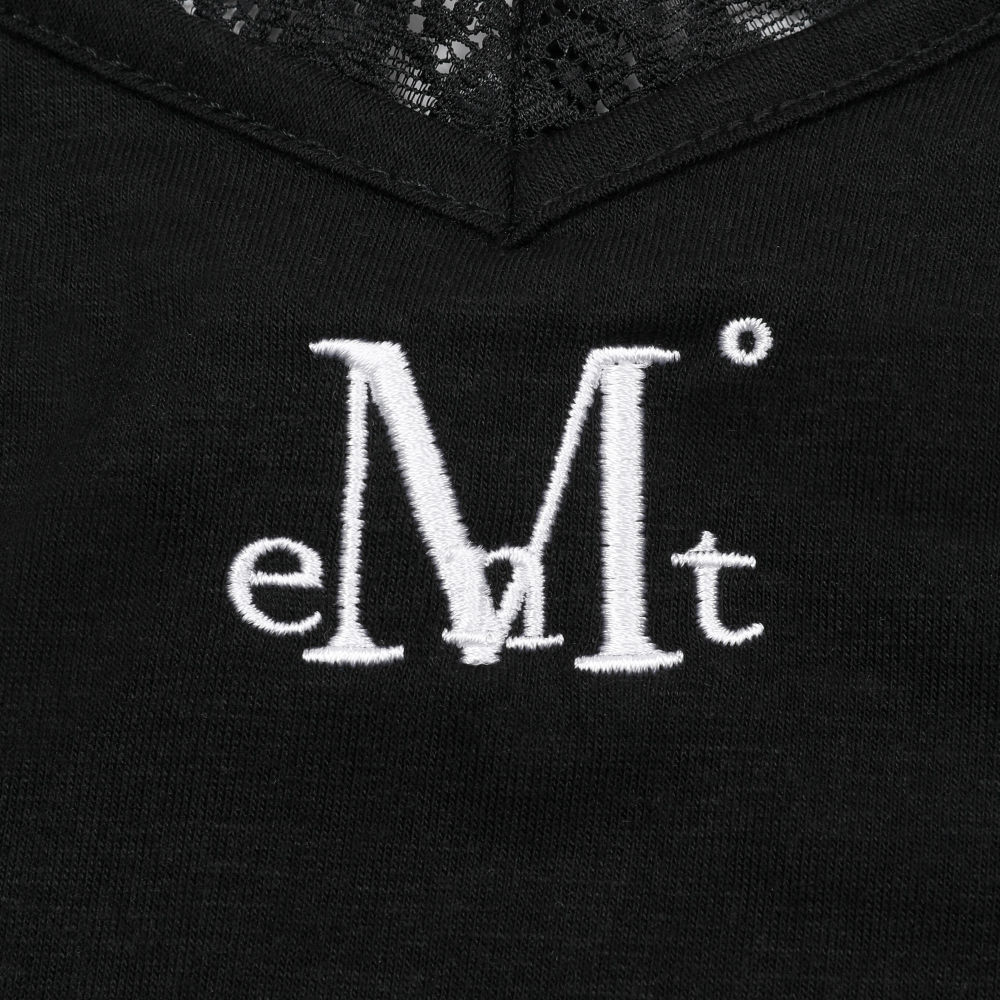 무센트 가린 레이스 슬림핏 슬리브리스 나시 블랙(MUCENT Galin Lace Slim Fit Sleeveless Black) - 3