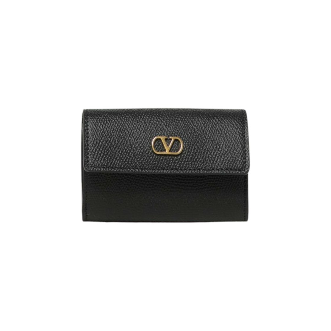 P0AS7SNP0NO Valentino Vlogo Bi-Fold Wallet Black