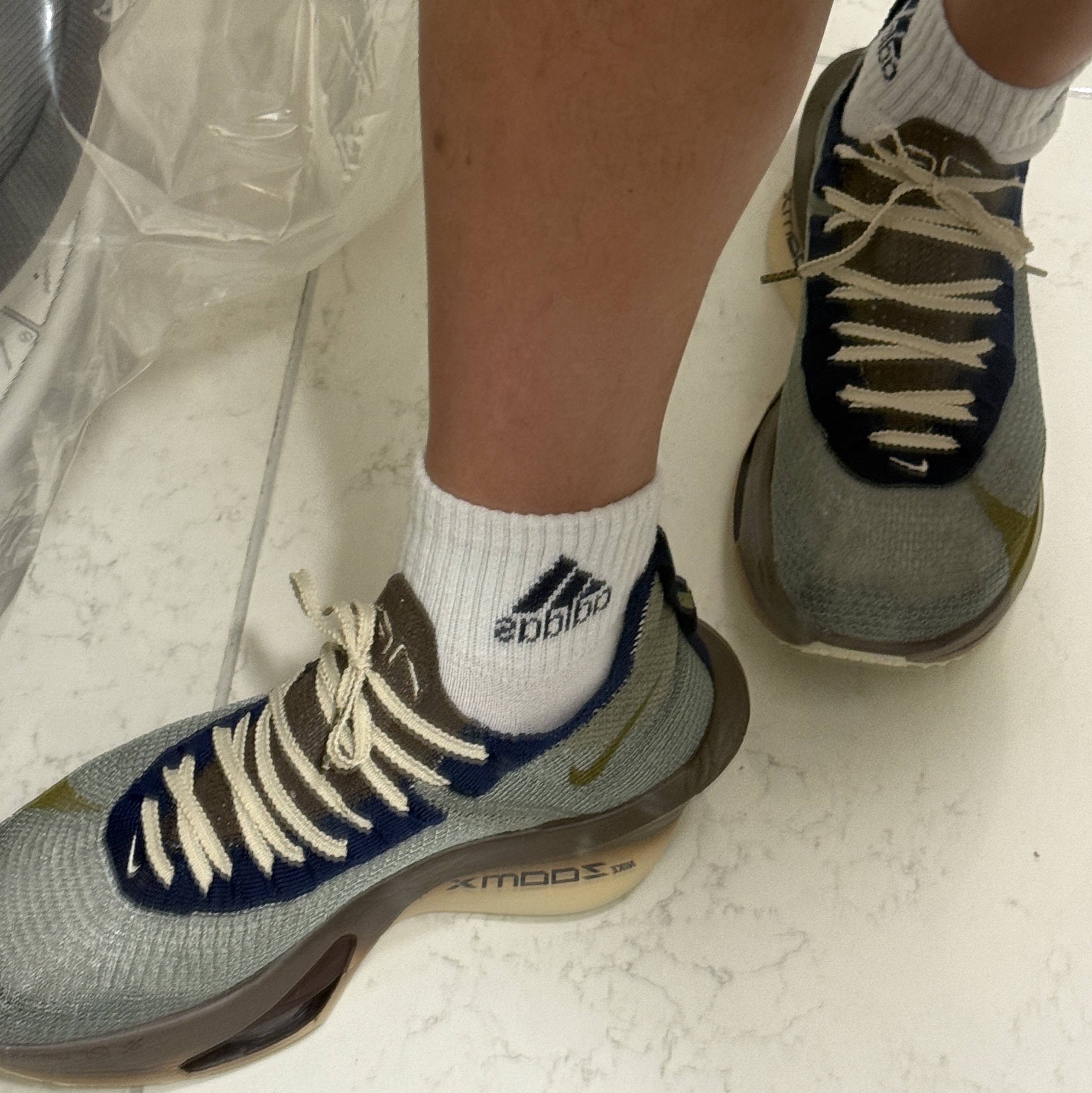 Nike Air Zoom Alphafly Next% 3 PRM Light Army Ironstone 착용 스타일