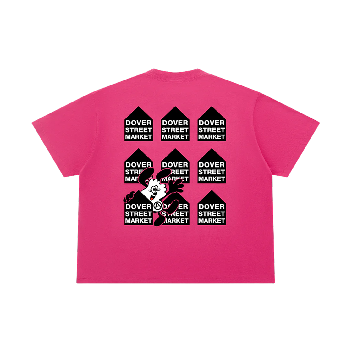 베르디 x 도버 스트리트 마켓 빅 티셔츠 핑크(Verdy x DSM Vick T-Shirt Pink)