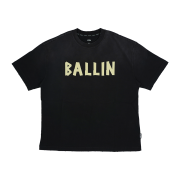 KZM Ballin Damage T-Shirt Black