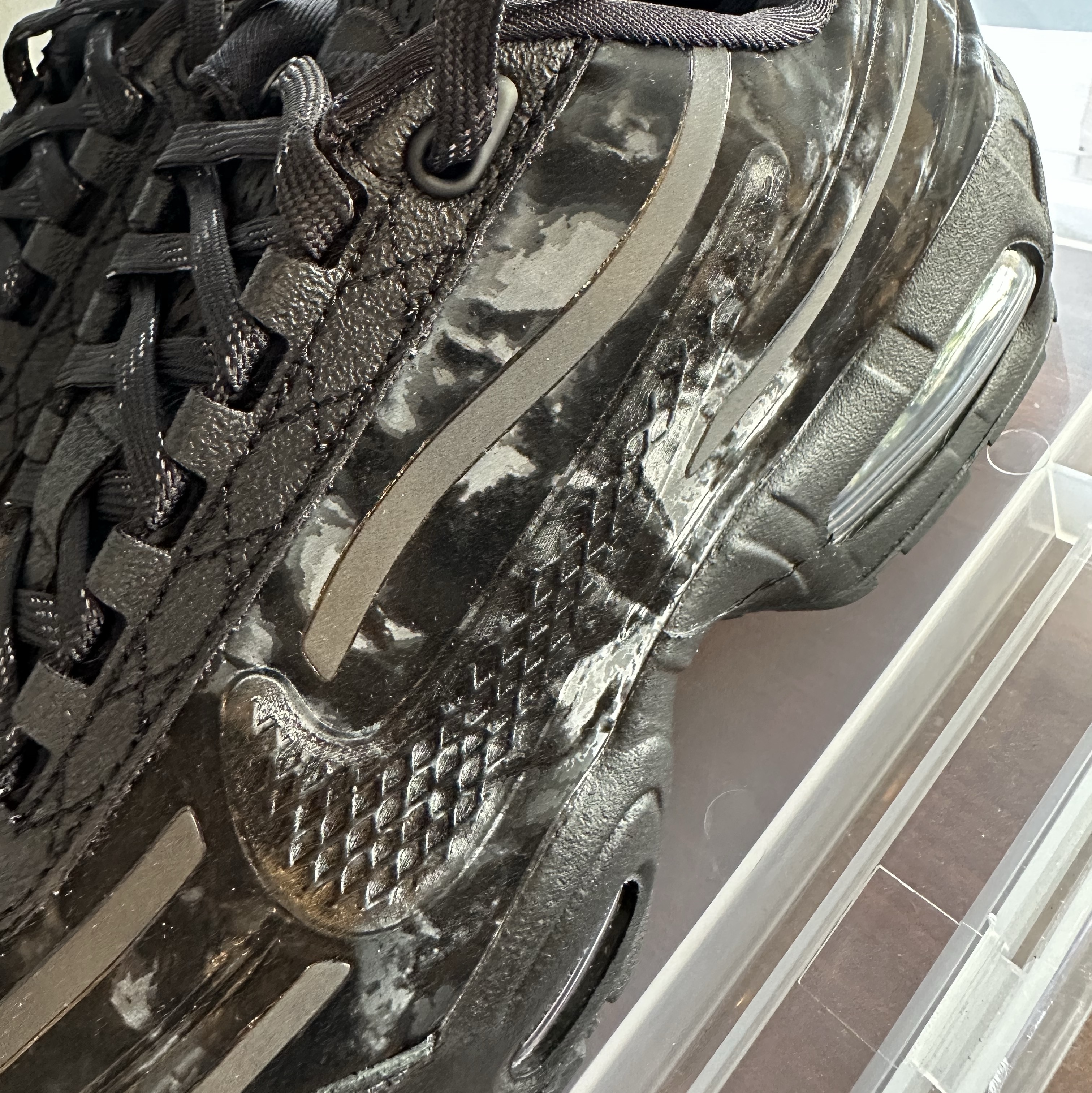 Nike x Worksout Air Max 95 Black Anthracite 착용 스타일