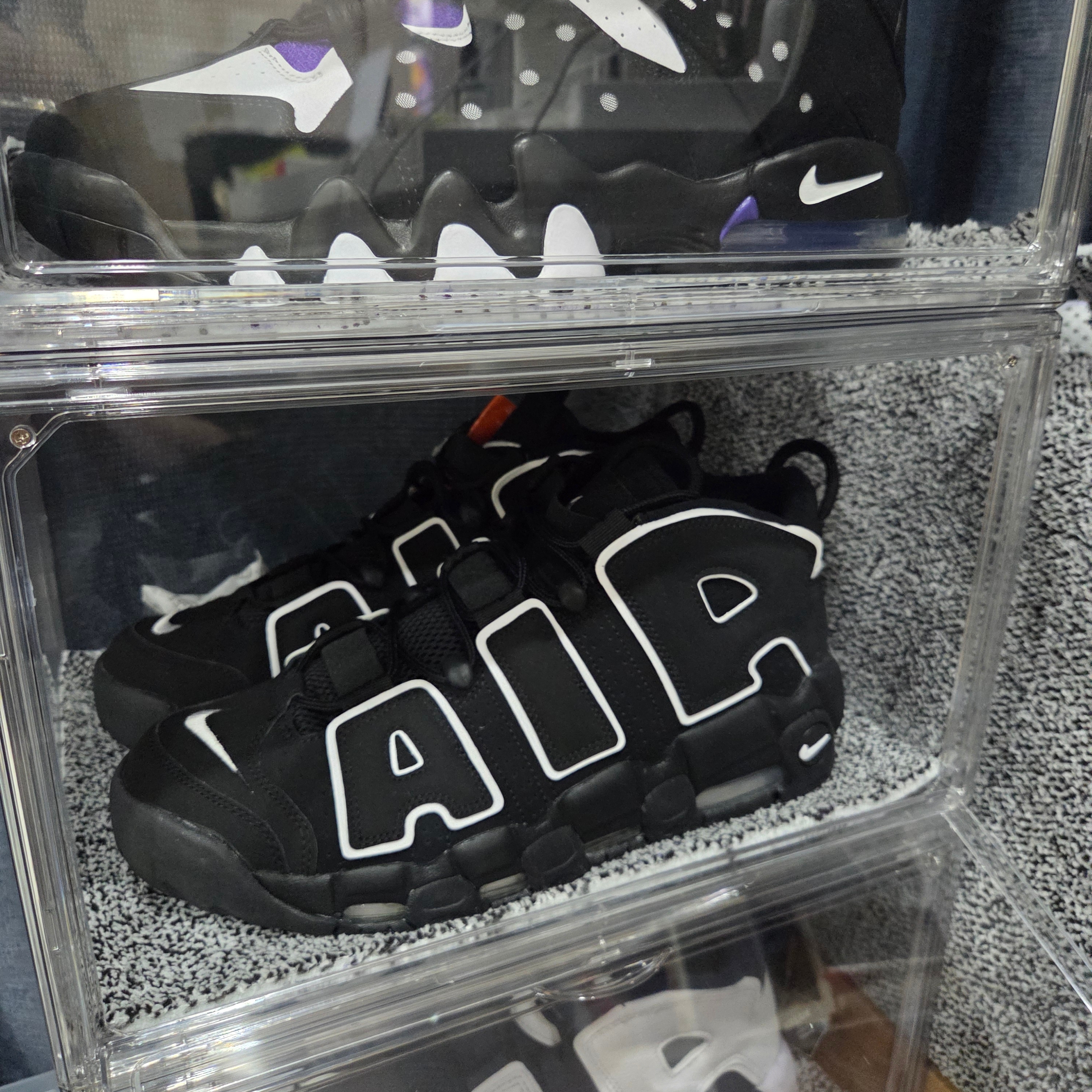 Nike Air More Uptempo Black White 2020 착용 스타일