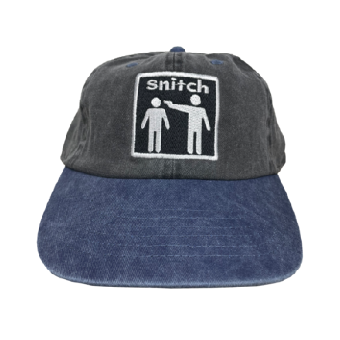 퍽댓너드샵 스니치 캡 블랙 블루(Fuckthatnerdshop Snitch Cap Black Blue)