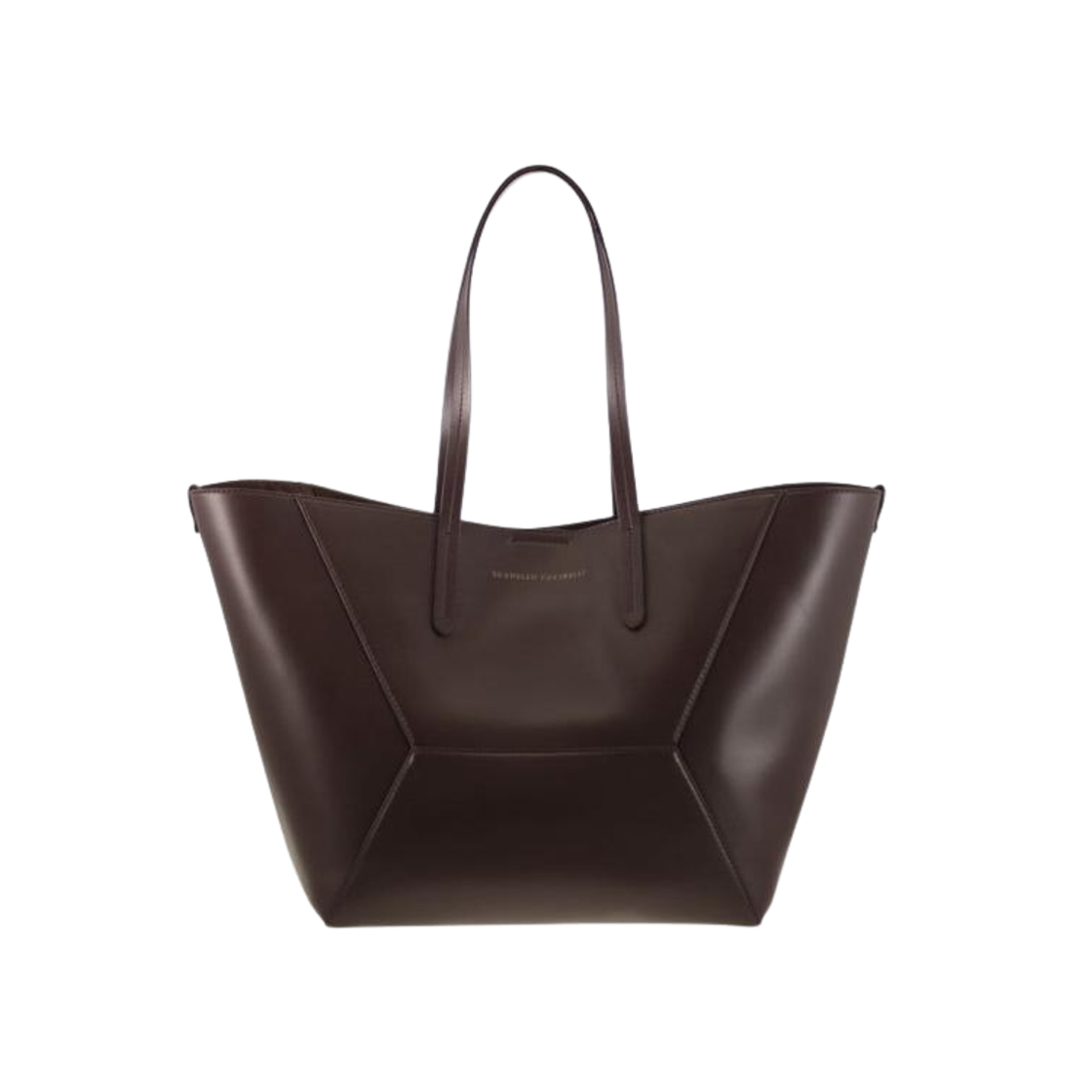 MBTKD2571-C4181 Brunello Cucinelli BC Duo Leather Tote Bag Bordeaux