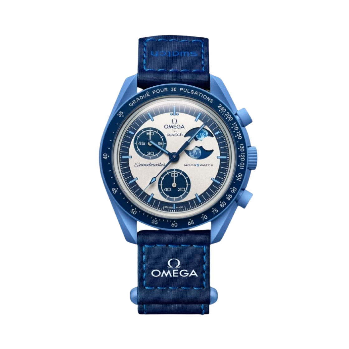 스와치 x 오메가 바이오세라믹 문스와치 미션 투 더 슈퍼 블루 문페이즈(Swatch x Omega Bioceramic MoonSwatch Mission To The Super Blue Moonphase)