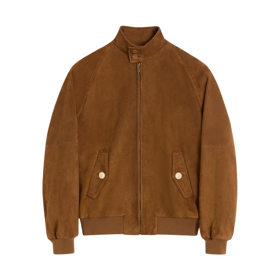 NAAM5B22K29 Valentino Suede Jacket Brown
