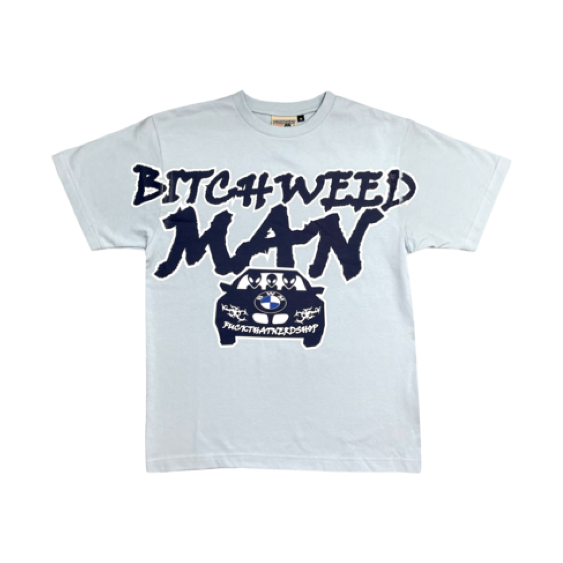 퍽댓너드샵 BWM 티셔츠 스카이 블루(Fuckthatnerdshop BWM T-Shirt Sky Blue)
