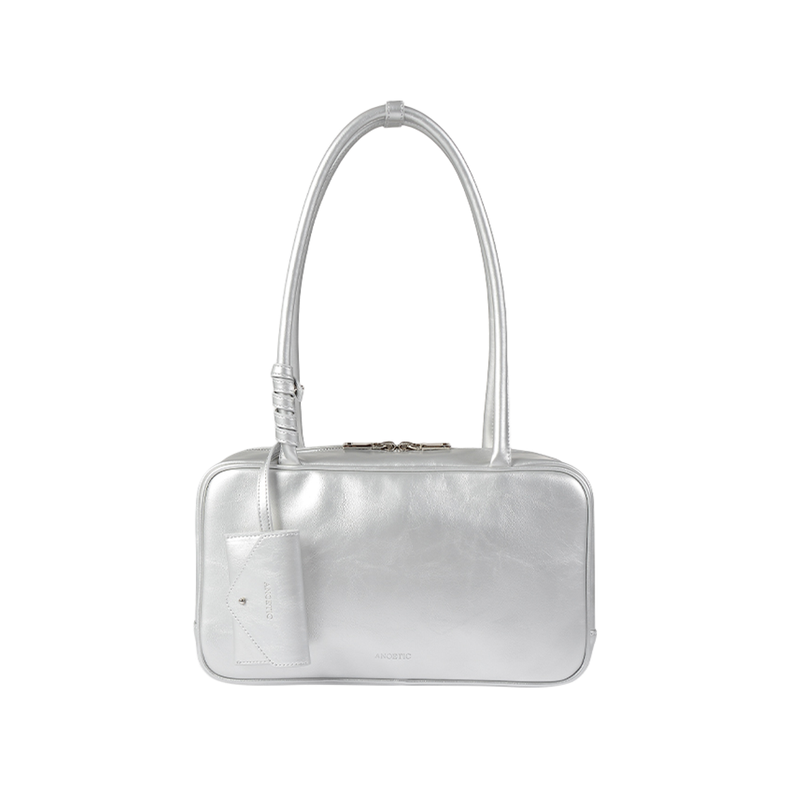 아노에틱 클래식 토트백 위드 카드케이스_실버(Anoetic Classic Tote Bag With Cardcase_Silver)