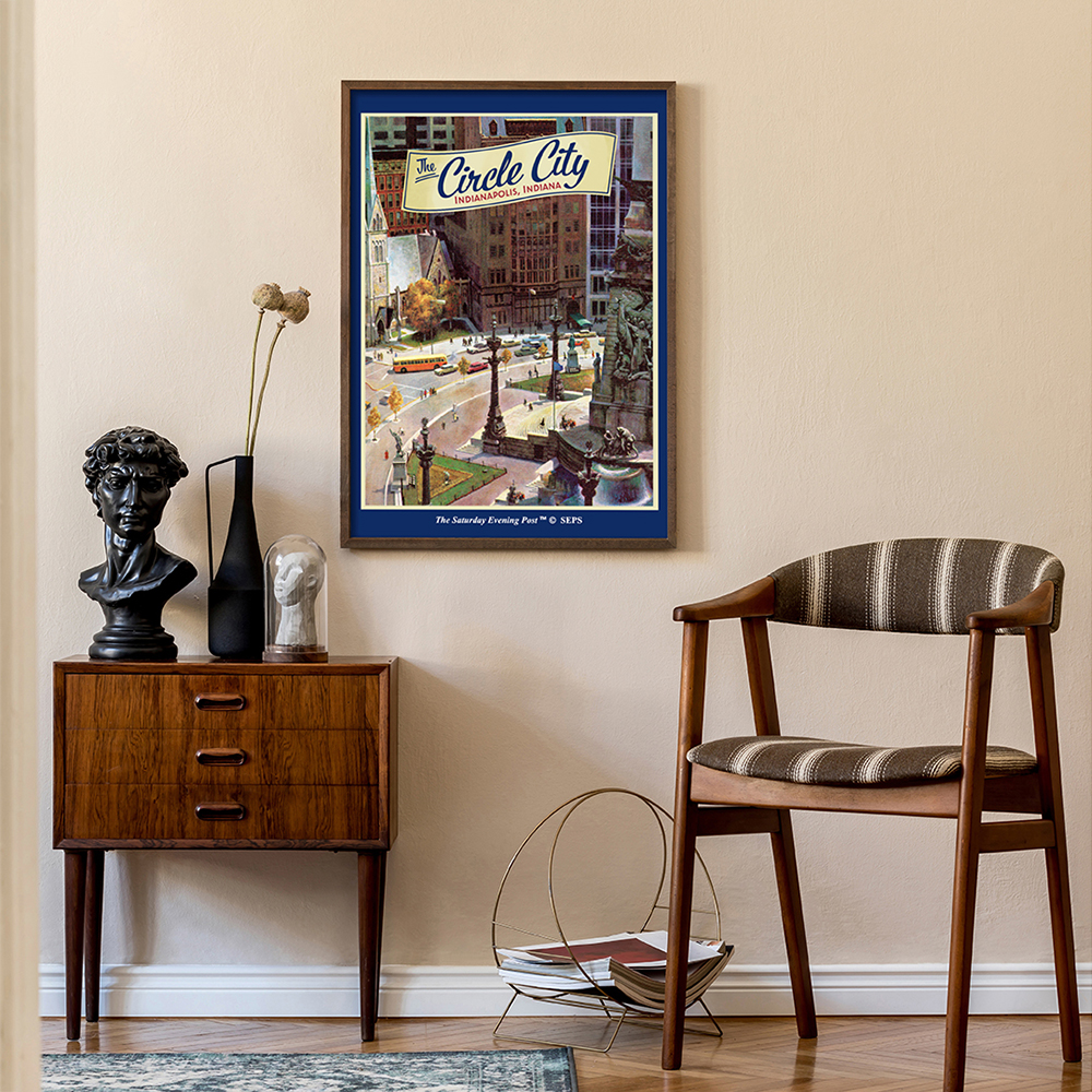 더 새터데이 이브닝 포스트 프레임 포스터_모뉴먼트 시티_A2(The Saturday Evening Post Framed Poster_Monument Circle_A2) - 3