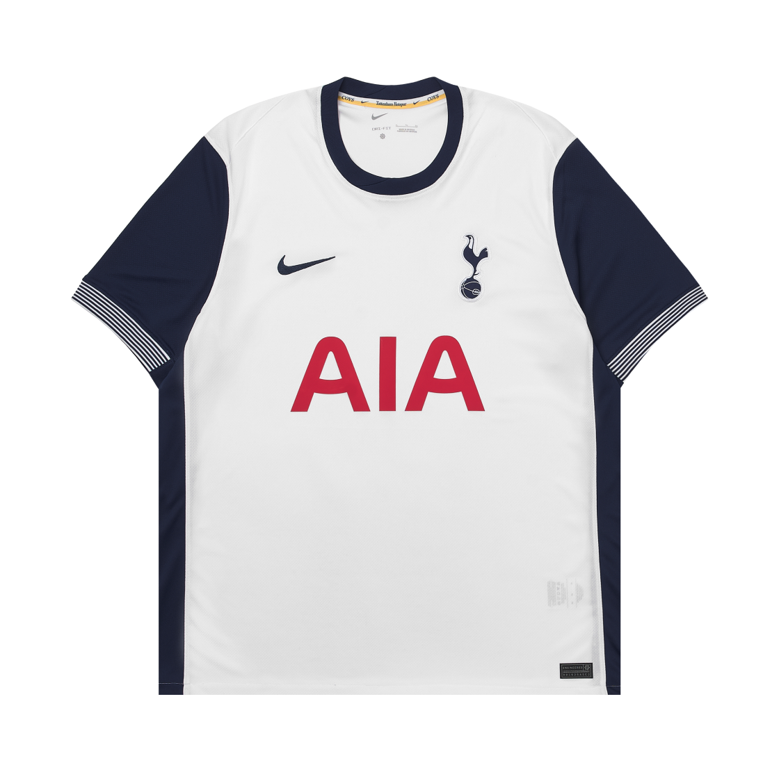 나이키 토트넘 홋스퍼 2024/25 드라이핏 스타디움 홈 저지 화이트 (논 마킹 버전)(Nike Tottenham Hotspur 2024/25 Dri-Fit Stadium Home Jersey White (Non Marking Ver.))