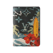 Louis Vuitton Pocket Organizer Monogram Navy Blue