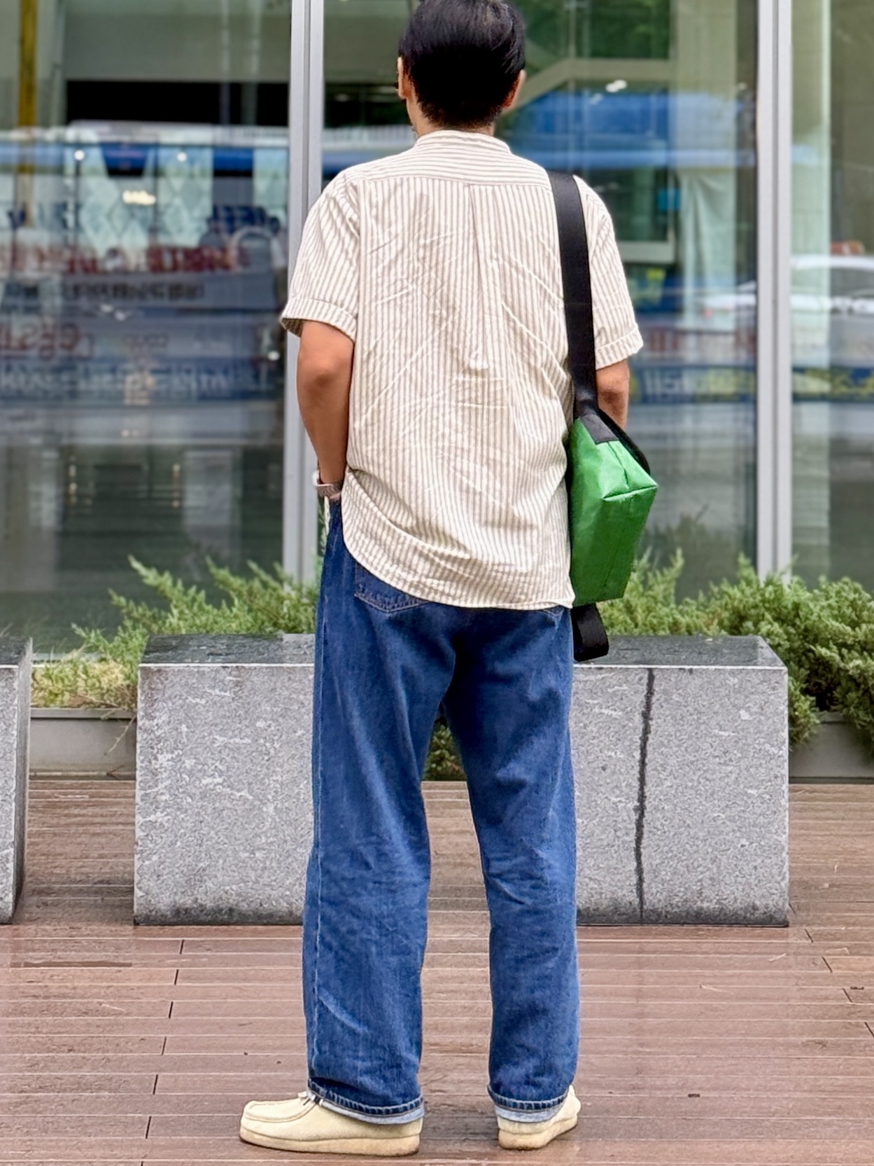 Clarks Wallabee Maple Suede, [S등급] FREITAG  Unisex F41 HAWAII FIVE-O 0860 Messenger Bag 착용 스타일 - 3