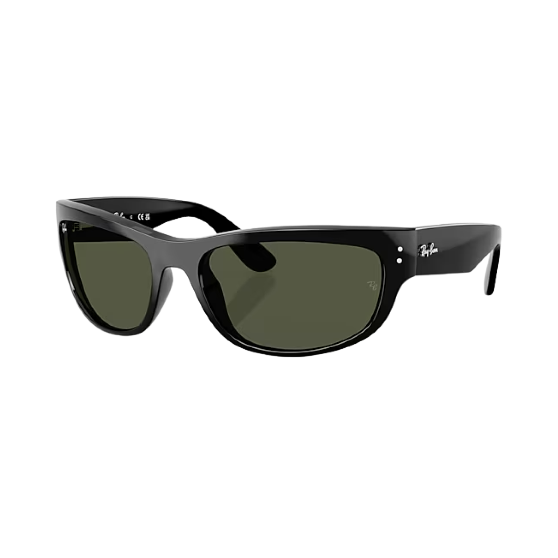 레이밴 메가 발로라마 폴리쉬드 블랙 프레임 G-15 그린 렌즈 하이 브릿지 핏(Ray-Ban Mega Balorama Polished Black Frame G-15 Green Lense High Bridge Fit)