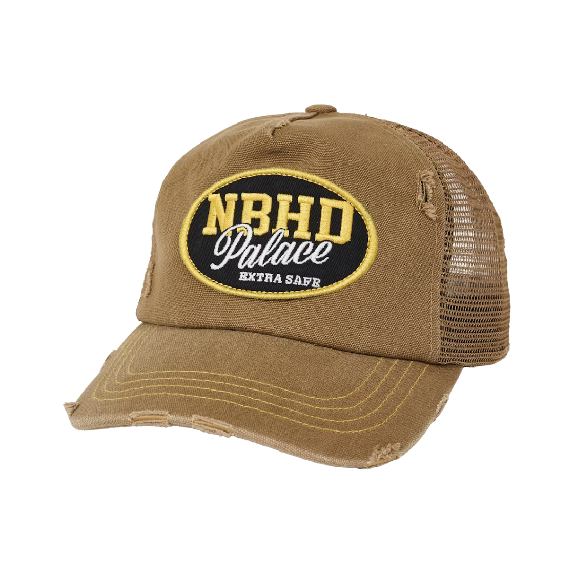 팔라스 x 네이버후드 메쉬 트러커 탄 캔버스 - 25FW(Palace x Neighborhood Mesh Trucker Tan Canvas - 25FW)