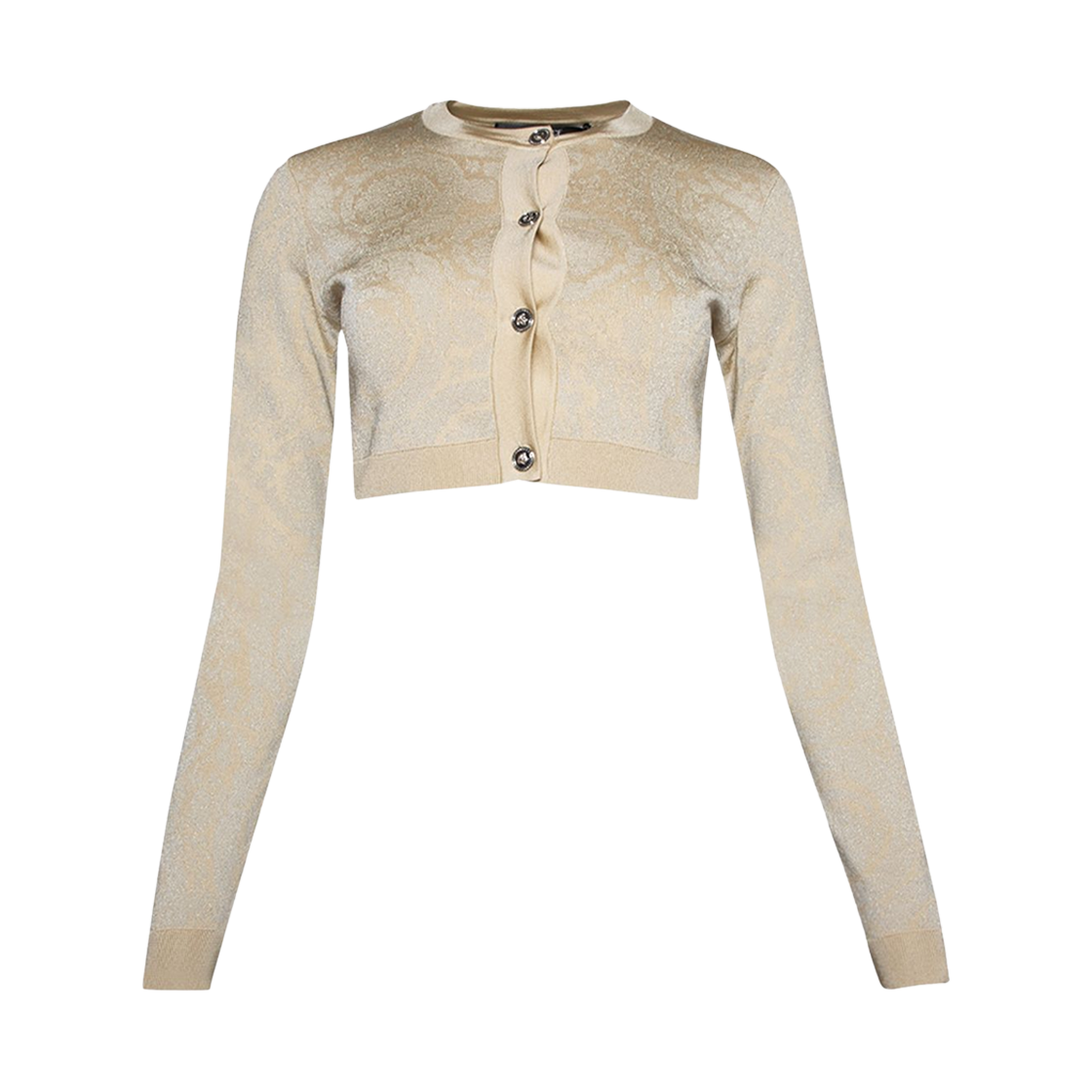 1011020-1A10004-1KD70 (W) Versace Knit Sweater Light Sand